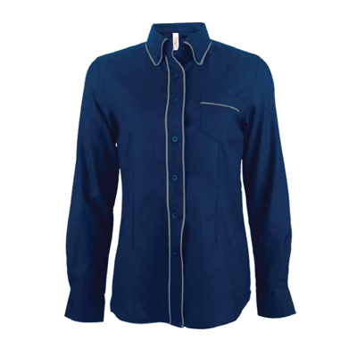 F1 49 - Female Corporate Uniform Long Sleeve Shirt