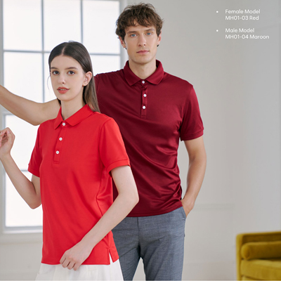 MH01 - Luxeblend Hybrid Polo Shirt