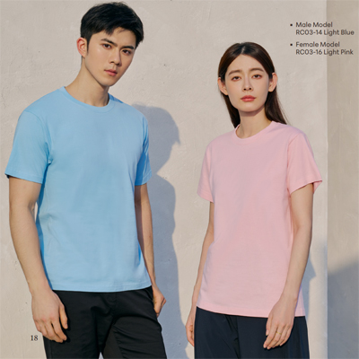 RC 02 - RC 03 - Premium Tubular Round Neck 190gsm